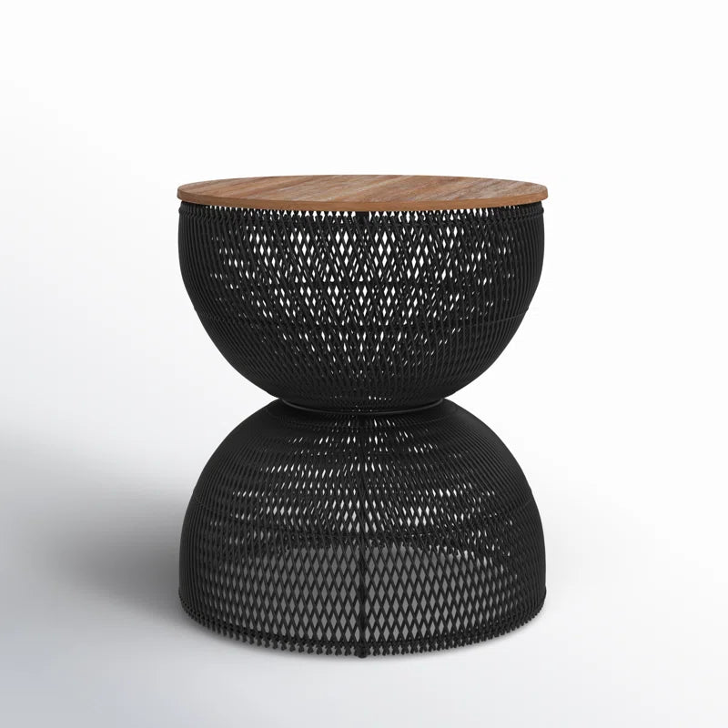 Towe Solid Wood Top End Table