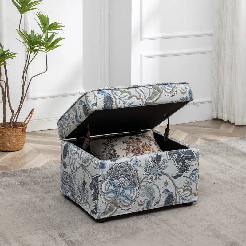 Arroliga 24.8'' Wide Square Storage Ottoman