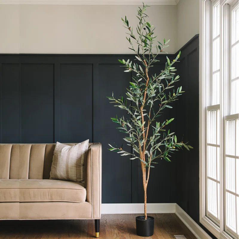 Faux Olive Tree in Pot