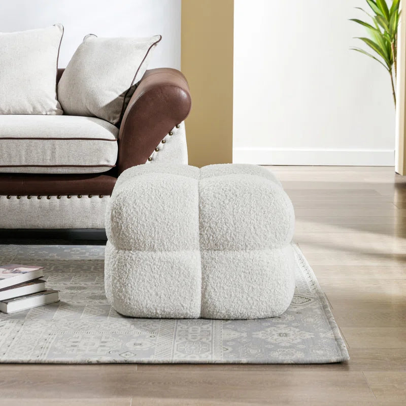 Robertas 20.9'' Wide Sherpa Ottoman