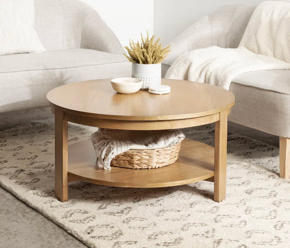 Prayash Tiered round Living Room Coffee Table