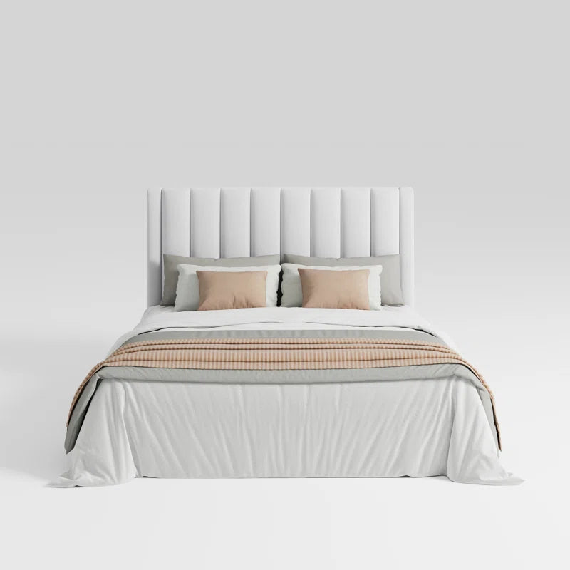 Cleo Velvet Upholstered Platform Bed