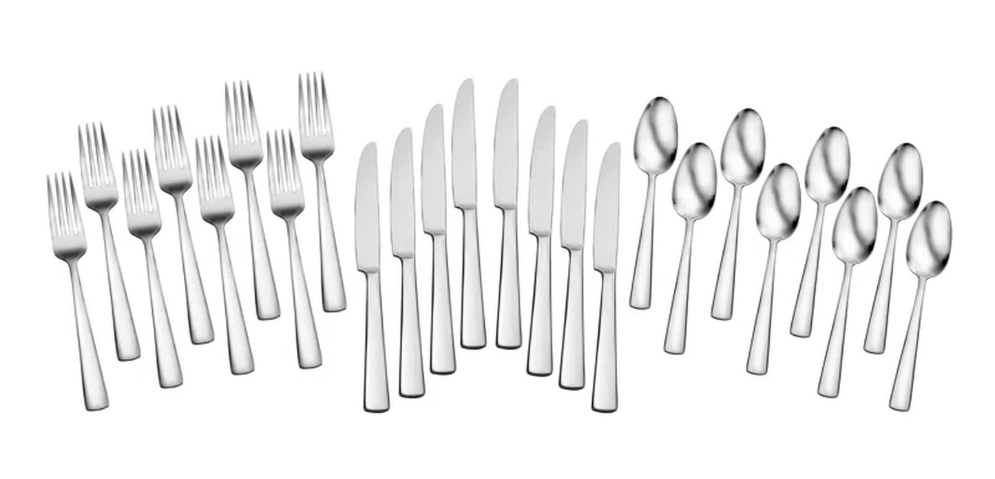Chef'S Table 24 Piece Everyday Flatware Dining Set, Service for 8