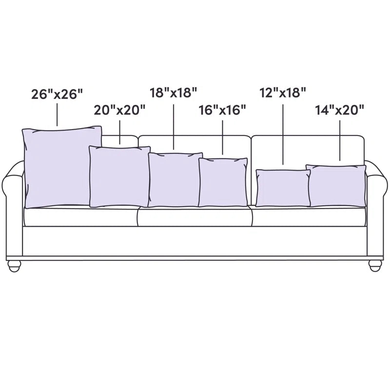 Cason Striped Cotton Blend Throw Pillow