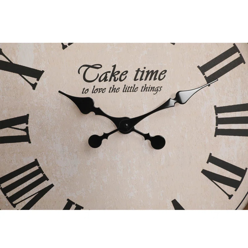 Soraia Rattan round Wall Clock 24 Inch