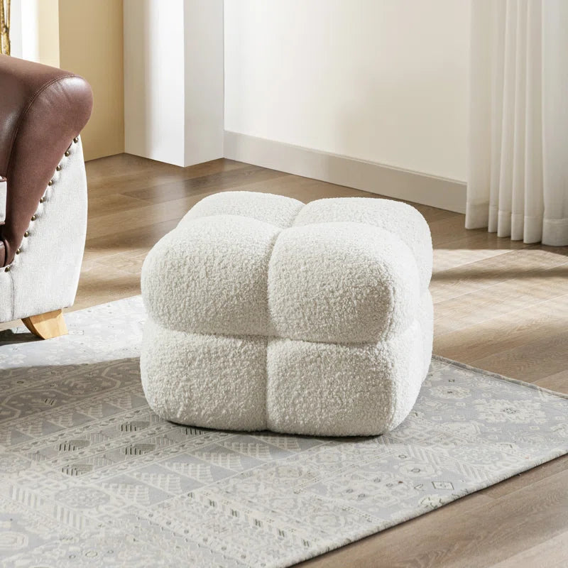 Robertas 20.9'' Wide Sherpa Ottoman
