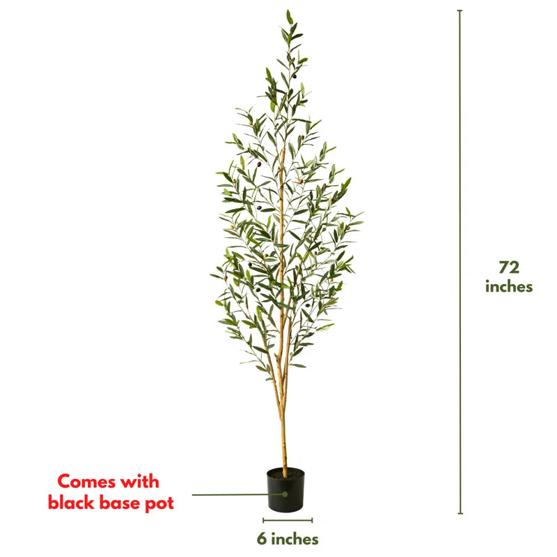 Faux Olive Tree in Pot