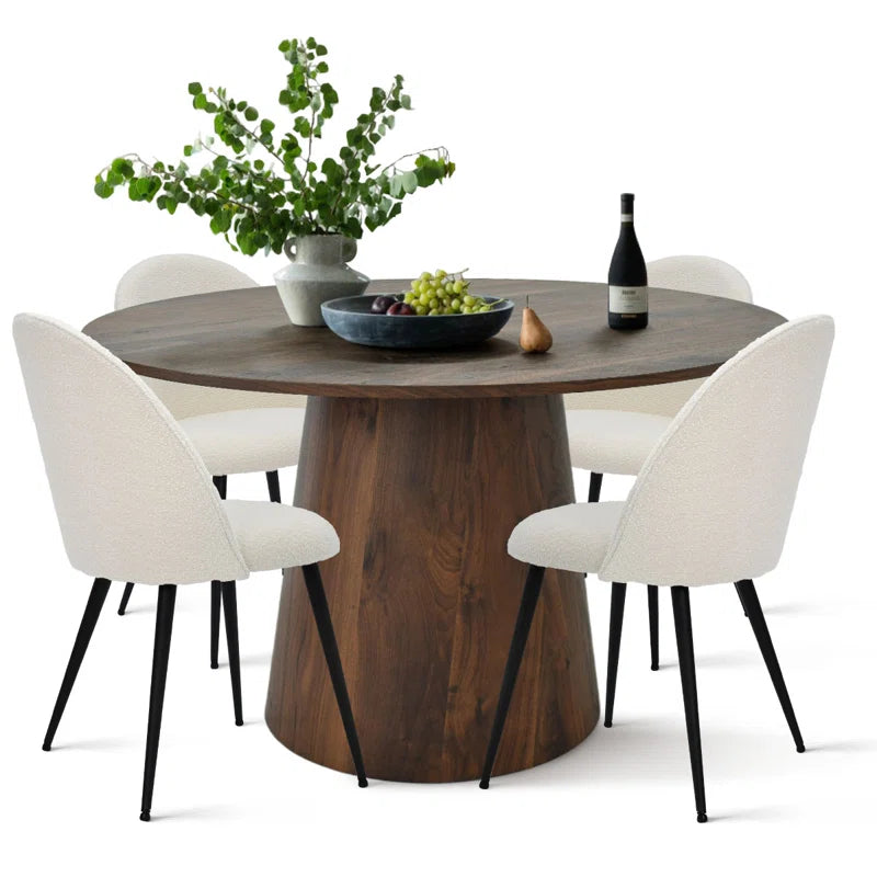 Bende 5 - Piece Pedestal Dining Set