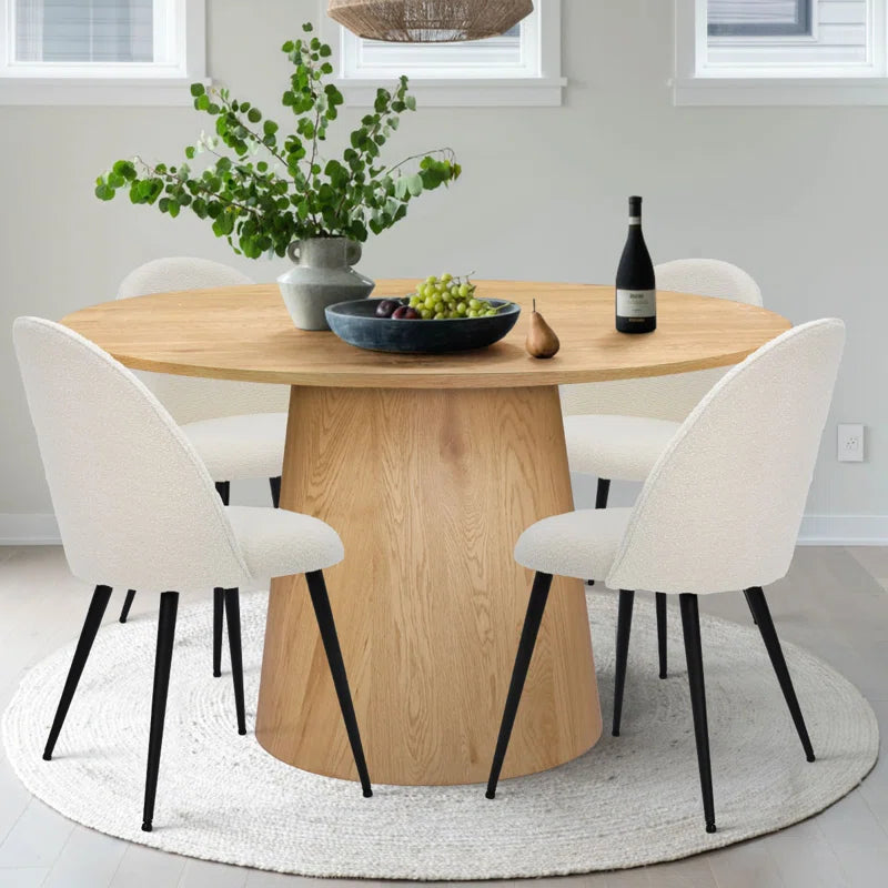 Bende 5 - Piece Pedestal Dining Set