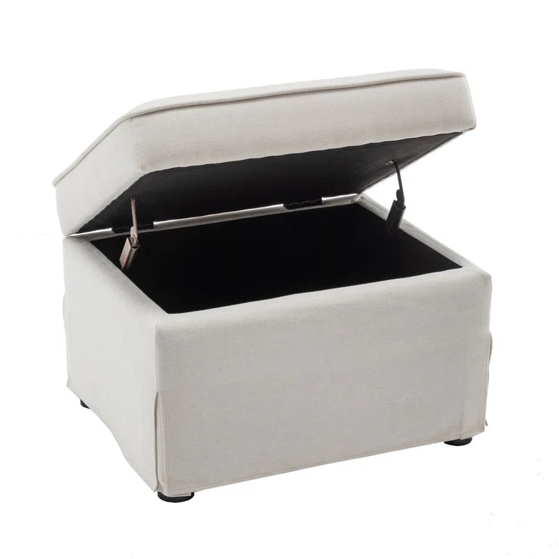 Arroliga 24.8'' Wide Square Storage Ottoman