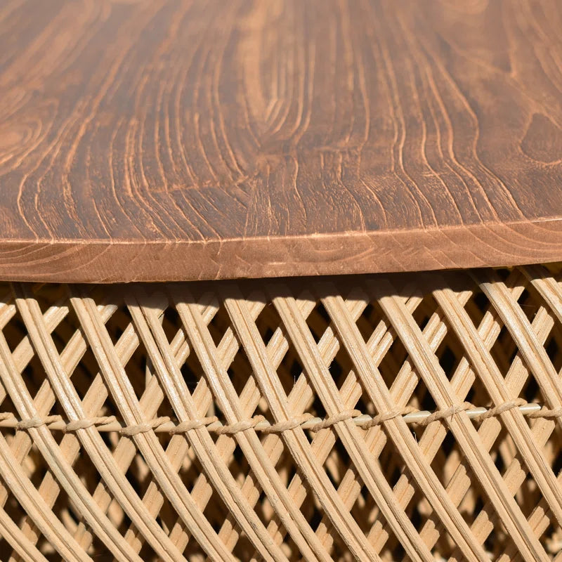 Towe Solid Wood Top End Table