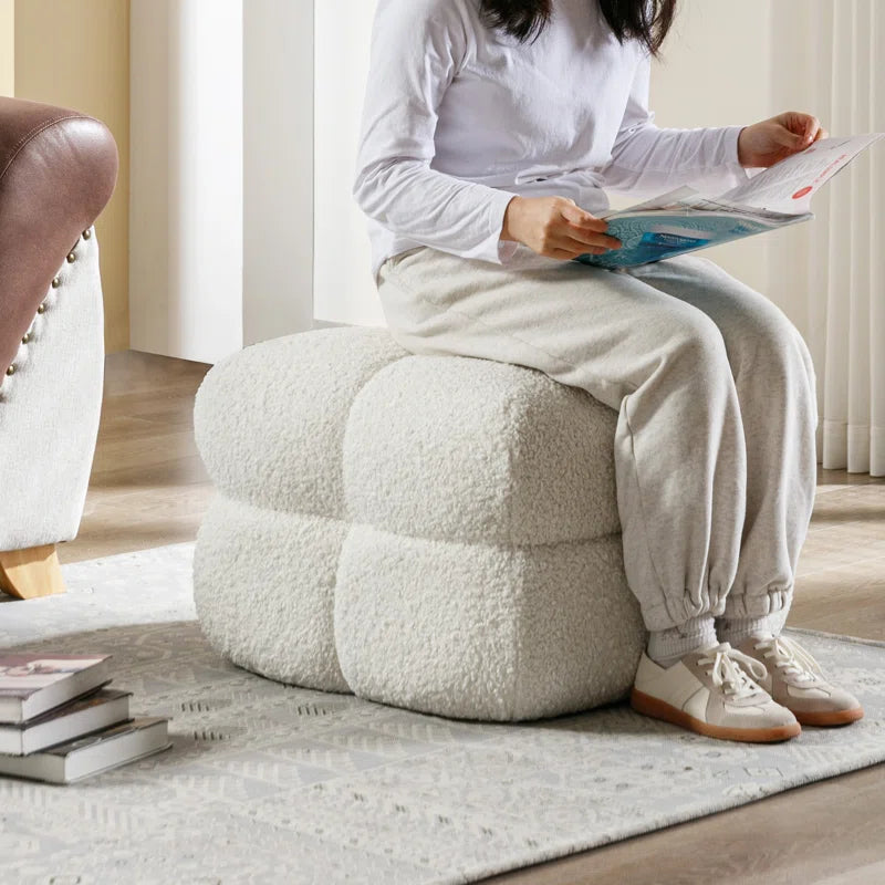 Robertas 20.9'' Wide Sherpa Ottoman