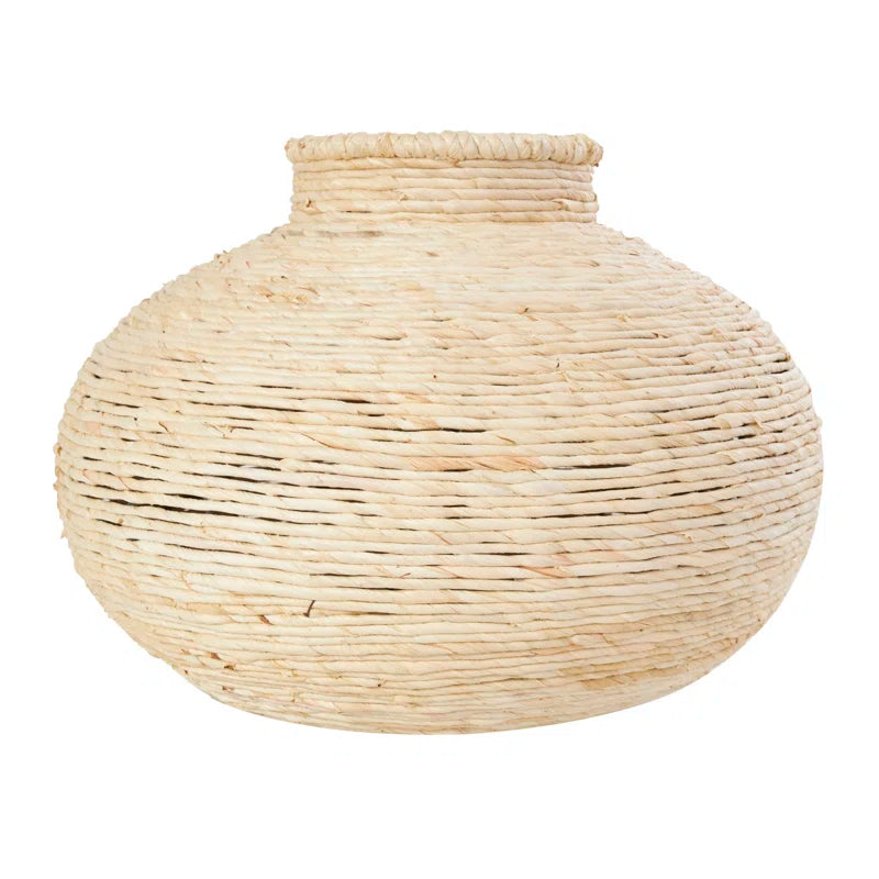 Seagrass Handmade Wrapped Decorative Vase