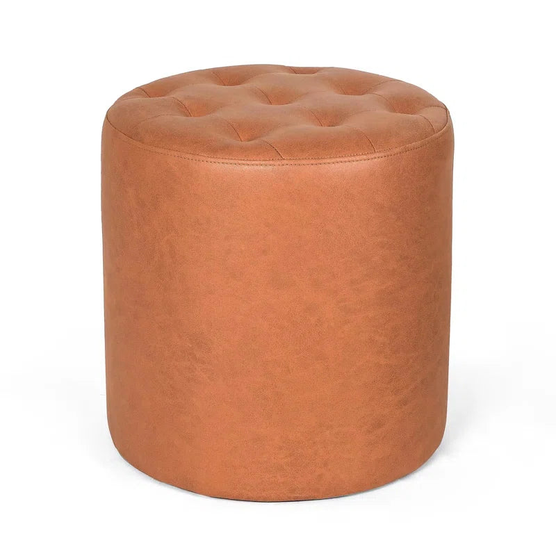 Tufted round Standard Ottoman