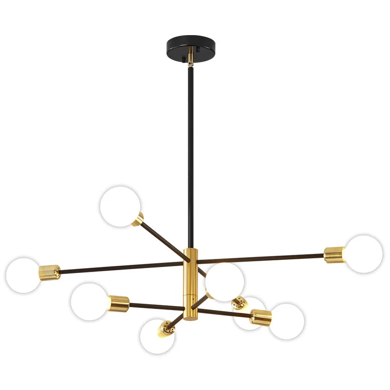 Glenarm 8-Light Modern Sputnik Sphere Chandelier