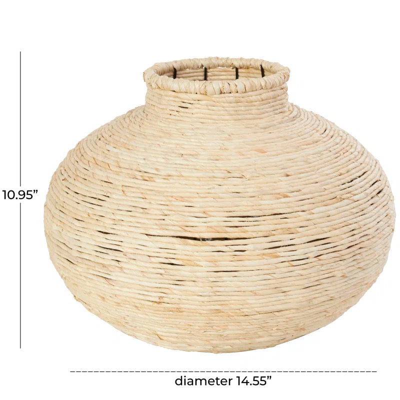 Seagrass Handmade Wrapped Decorative Vase