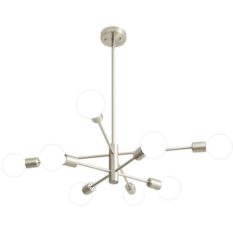 Glenarm 8-Light Modern Sputnik Sphere Chandelier