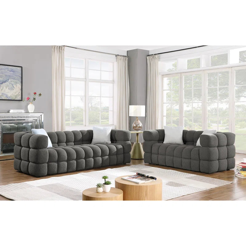 Monica 2 - Piece Boucle Living Room Set