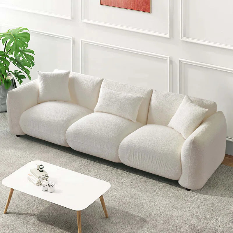 Melachroini Mid Century Modern Couch 3-Seater Sofa for Livingroom