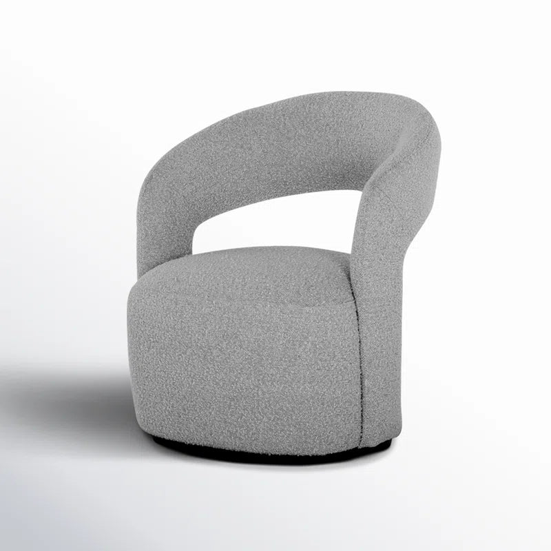 Teo Upholstered Swivel Armchair