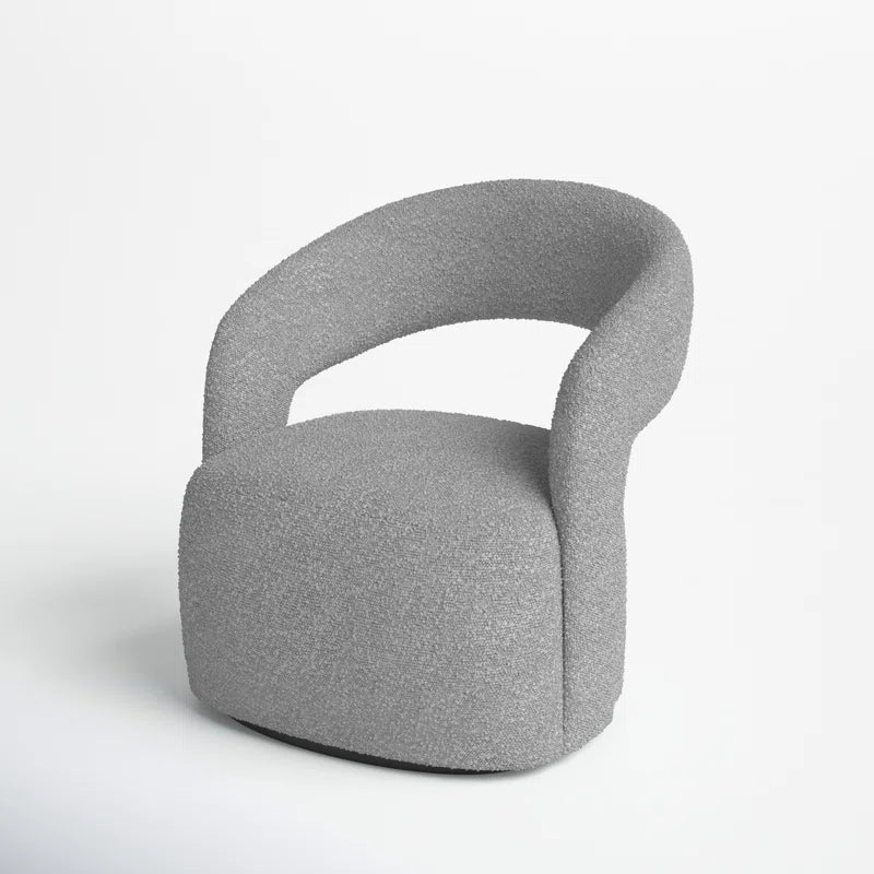 Teo Upholstered Swivel Armchair