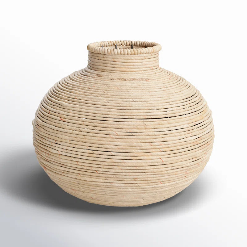 Seagrass Handmade Wrapped Decorative Vase