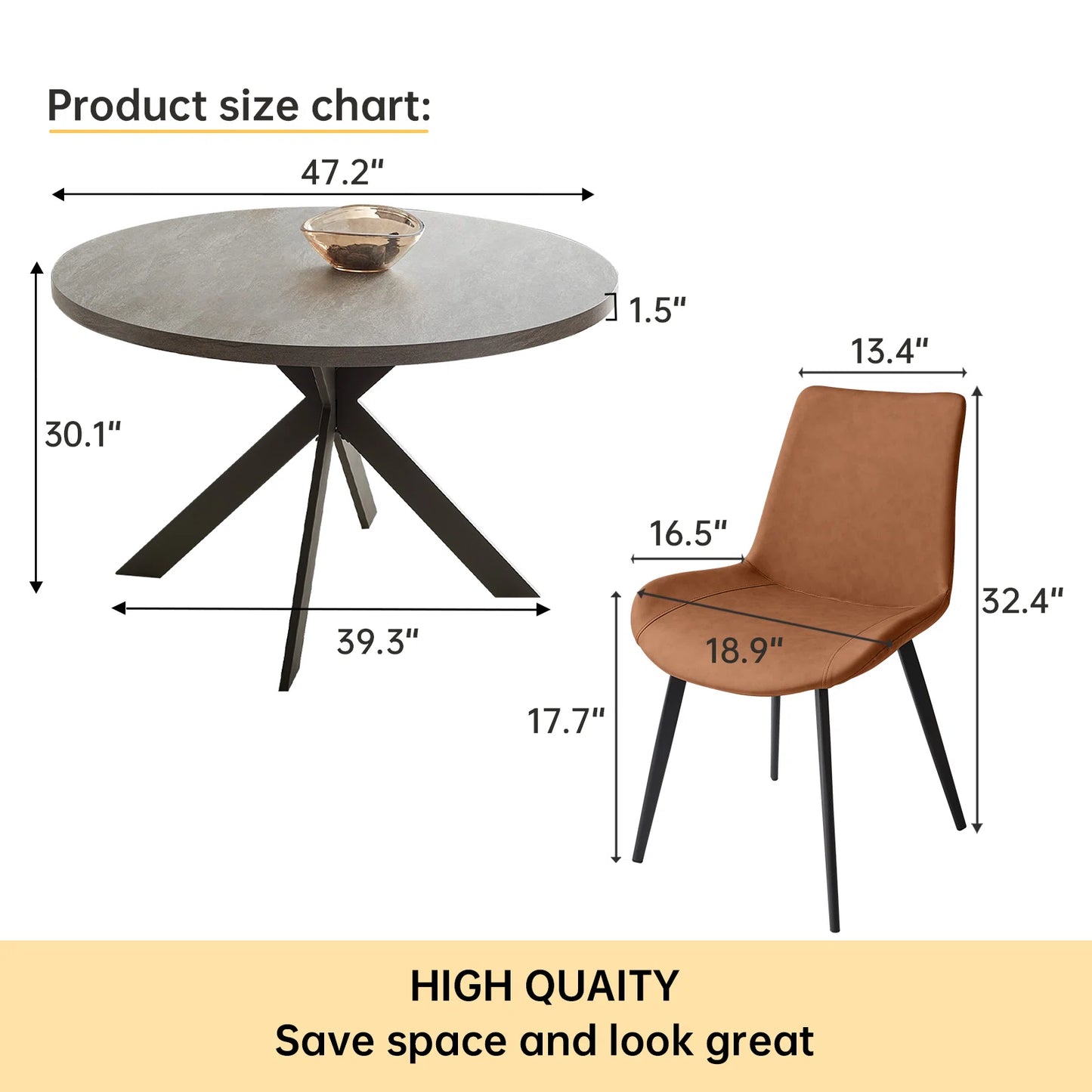 5 piece dinning table