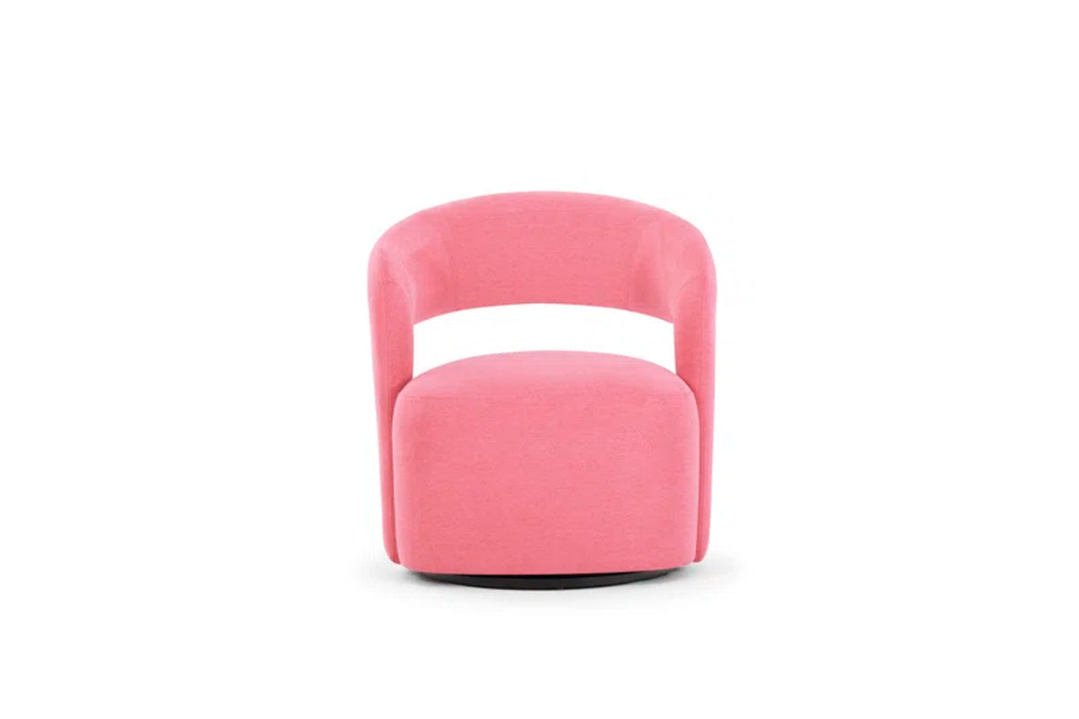 Teo Upholstered Swivel Armchair