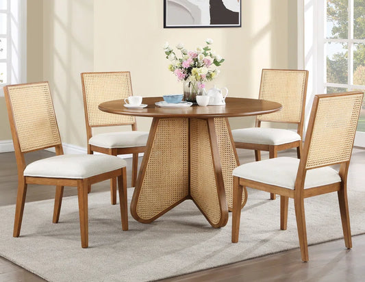 Ayrabella 5 - Piece Pedestal Dining Set