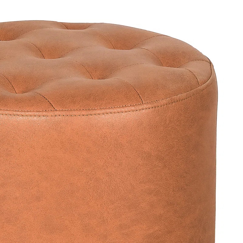 Tufted round Standard Ottoman