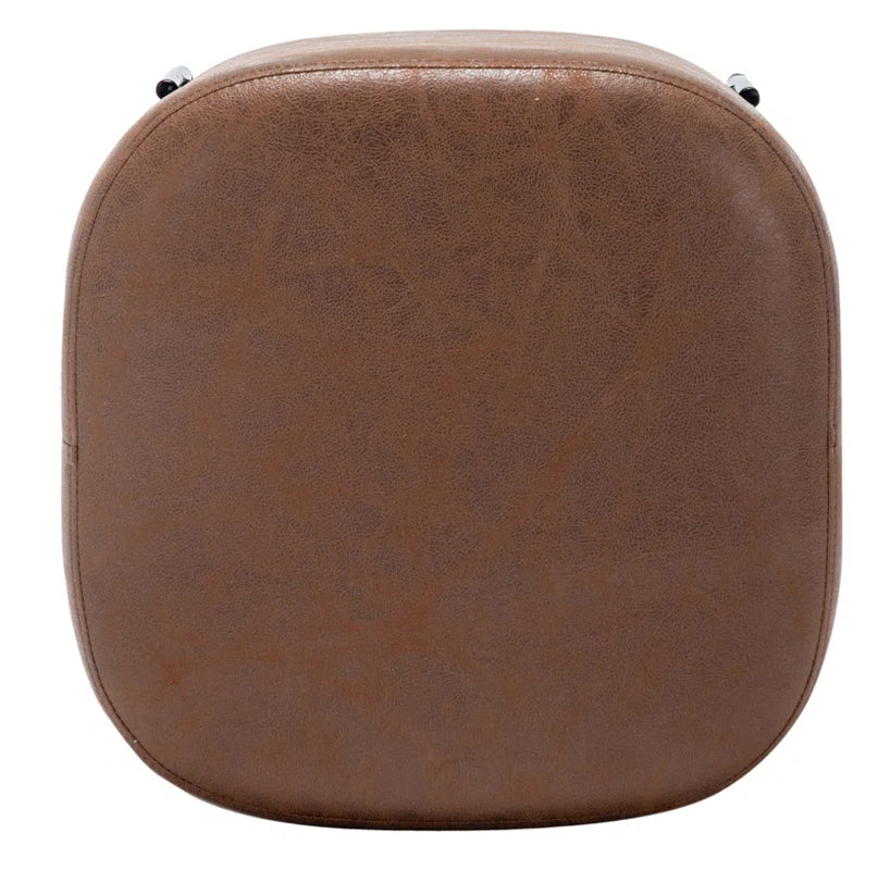 Gilbert 16.5'' Wide Faux Leather Square Cube Ottoman