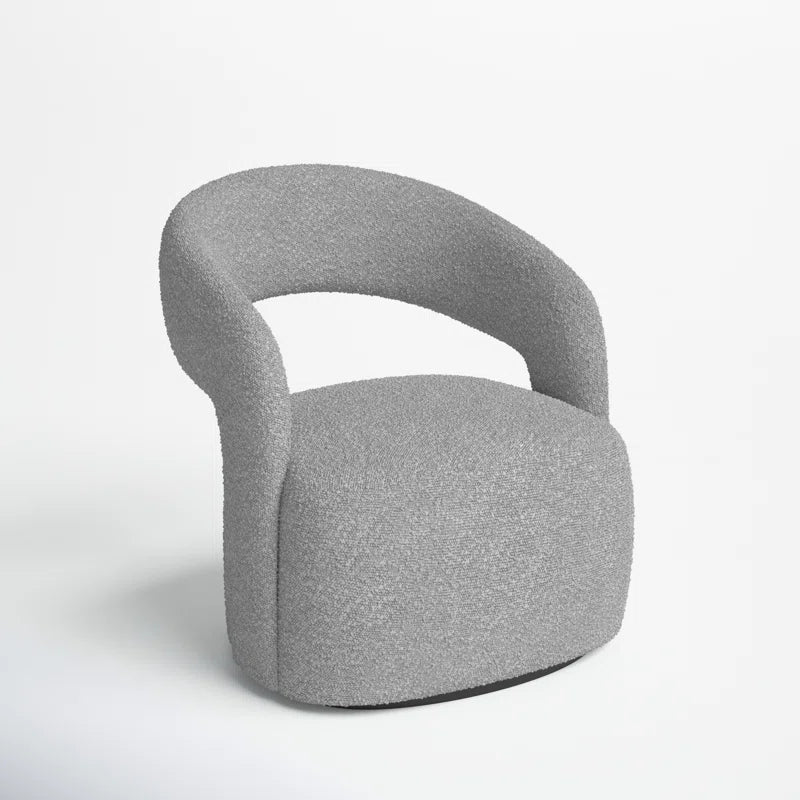 Teo Upholstered Swivel Armchair