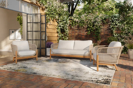 Lyal 3-Piece Patio Set - Loveseat, 2 Chairs