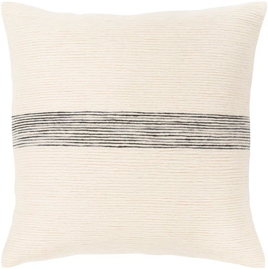 Cason Striped Cotton Blend Throw Pillow