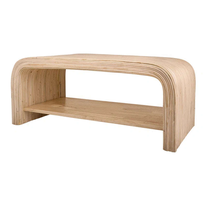 Dellamae Solid Wood Top Coffee Table