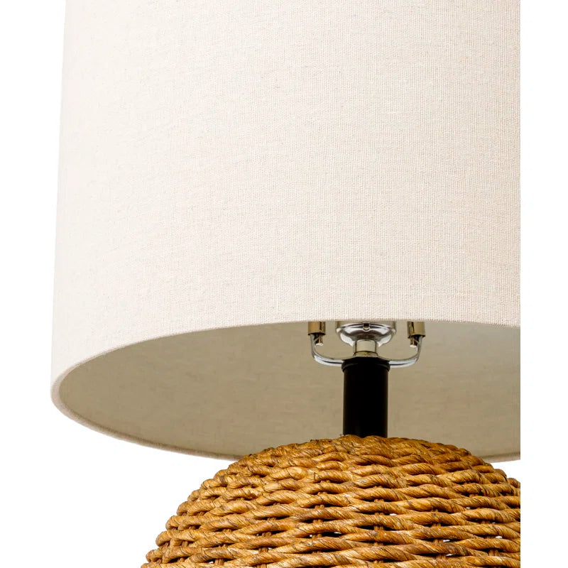 loney Rattan Table Lamp