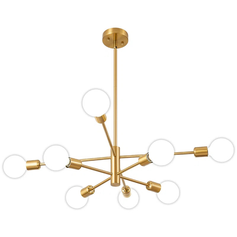 Glenarm 8-Light Modern Sputnik Sphere Chandelier