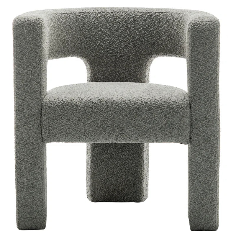 Brycie 28" Wide Boucle Upholstered Square Armchair