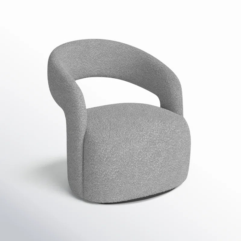 Teo Upholstered Swivel Armchair