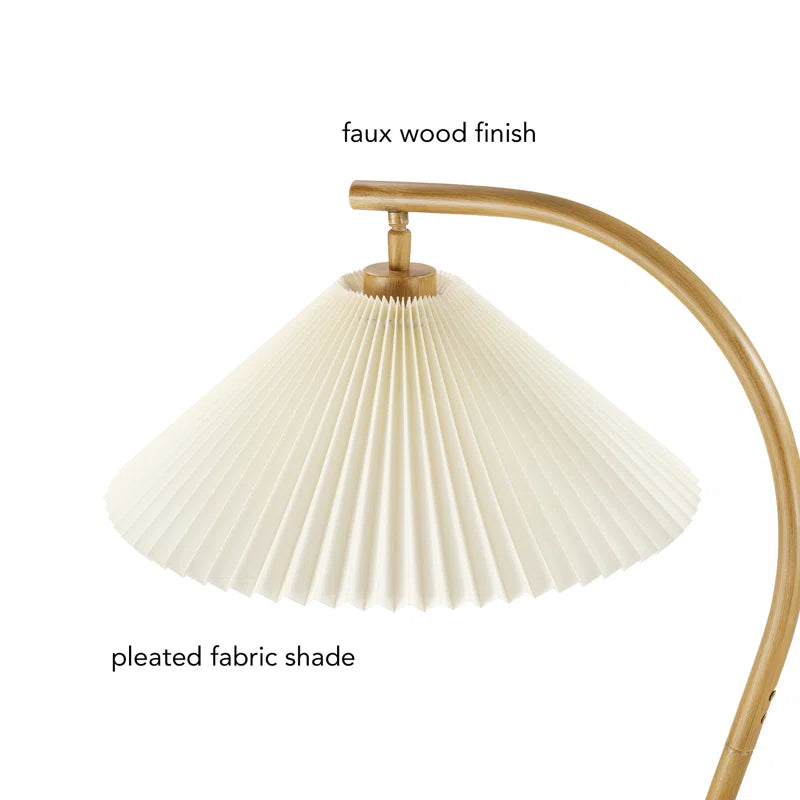 Evangeline Wood Floor Lamp