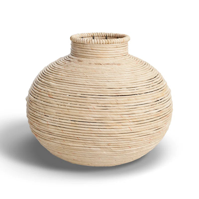 Seagrass Handmade Wrapped Decorative Vase