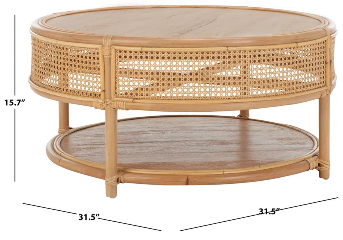 Rodanthe Solid Wood Top Coffee Table