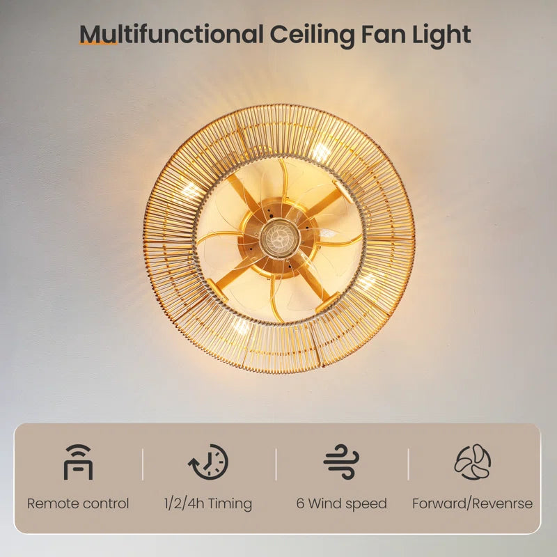 20'' Ceiling Fan with Light Kit