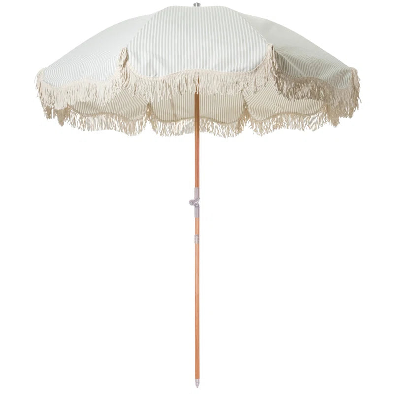 Kyrian 72'' Striped Outdoor Beach Umbrella