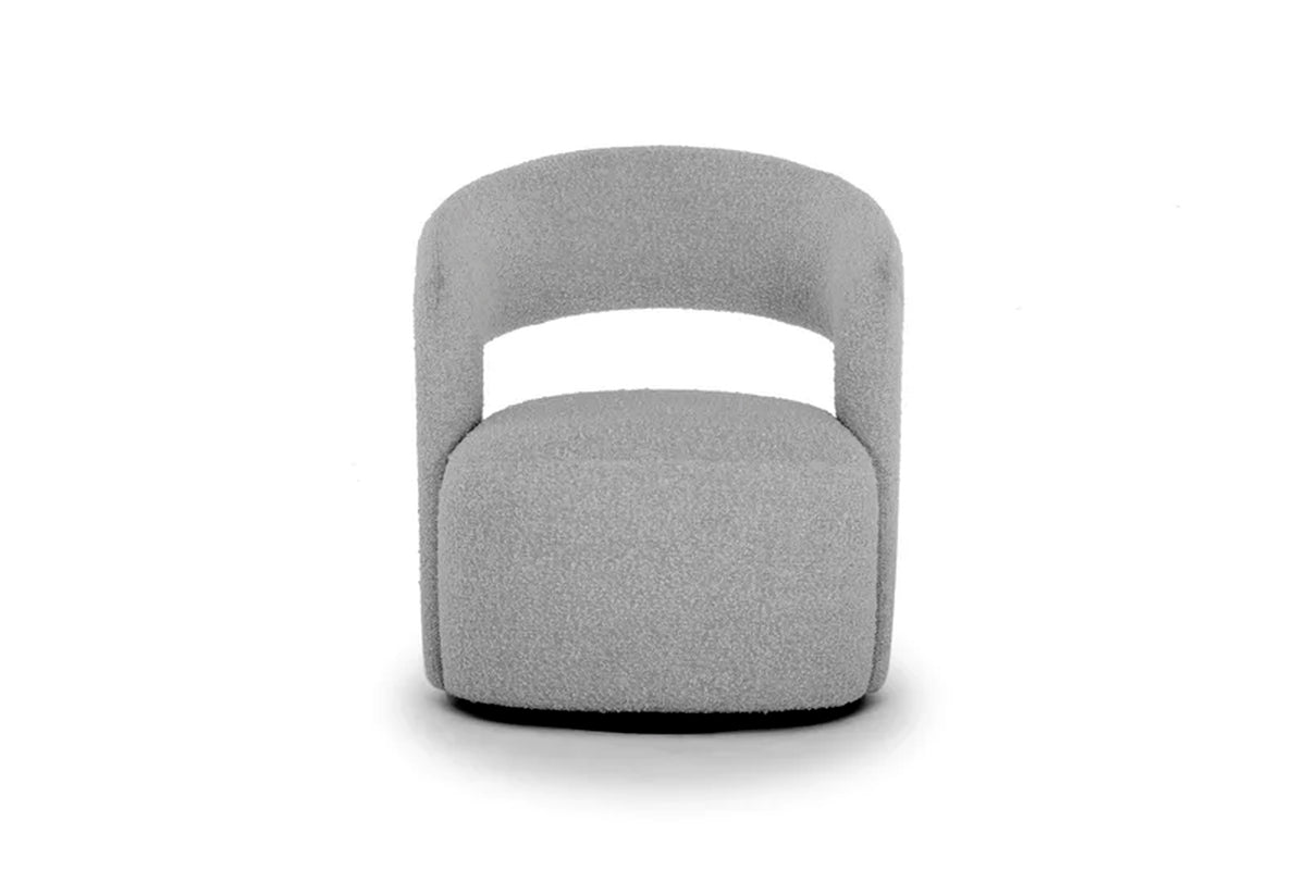 Teo Upholstered Swivel Armchair