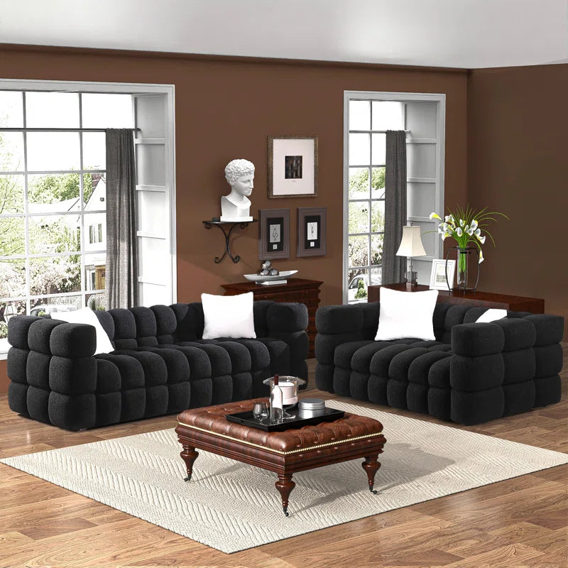 Monica 2 - Piece Boucle Living Room Set