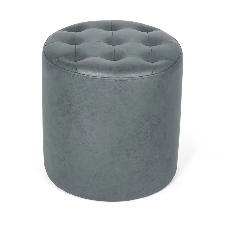 Tufted round Standard Ottoman